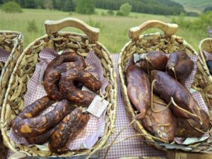 Saucisses en montagne