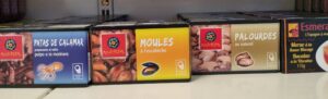 Gamme moules palourdes Montperal