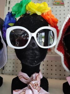 lunettes soleil blanches